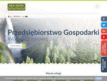 Tablet Screenshot of geanova.pl